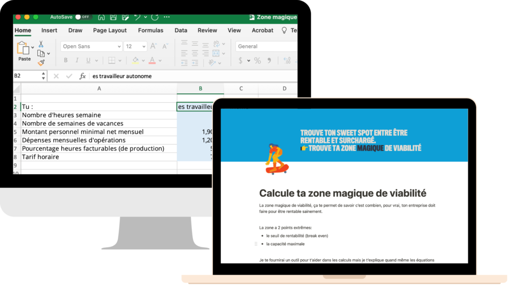 Ta zone de viabilité - Calcule ça